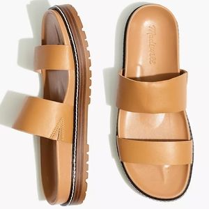 Madewell Charley Double Strap Slide Sandals